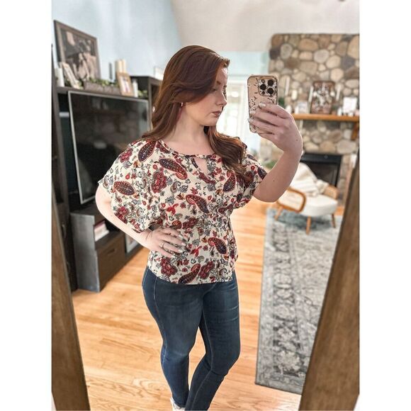 Francesca’s Alya boho top - Picture 1 of 8